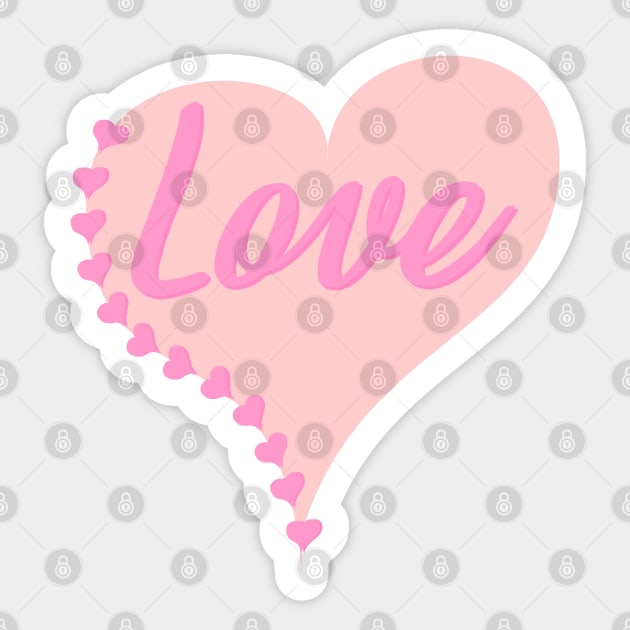 T-shirt Love Sticker by Roqson